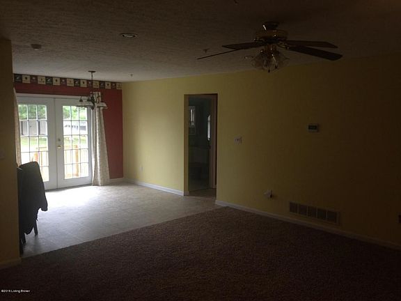 living room to dining area