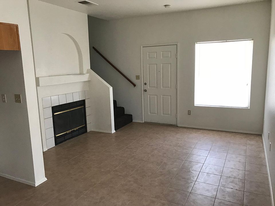 Living room with fireplace
