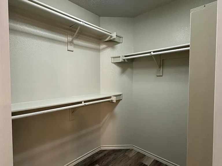 Master walk-in closet