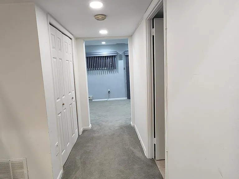 Hallway in the basement.