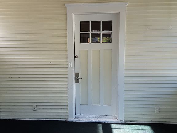 Front porch & front door