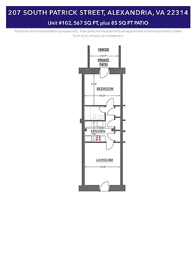Floor plan 102 - Avail 9-07-26