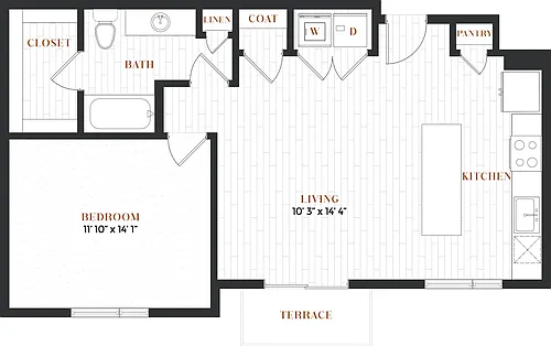 Floor plan 1F Alt