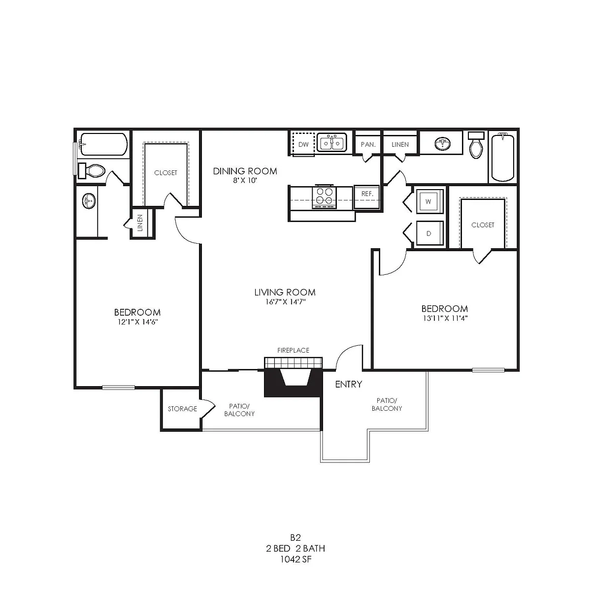 Floor plan B2 Classic