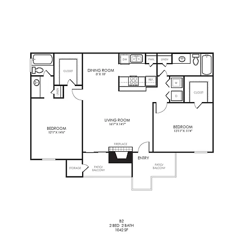 Floor plan B2 Classic