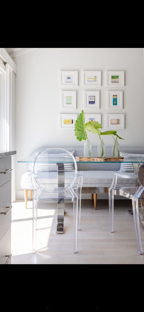 Glass Dining Room Table & Chairs Off Kitchen Perfect For Dining.