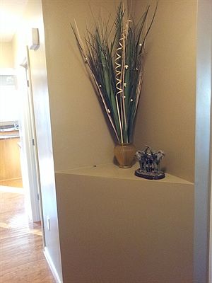Entry Display Shelf