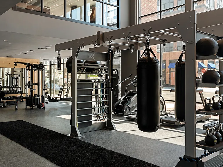 Fitness Center with Strength Training Area