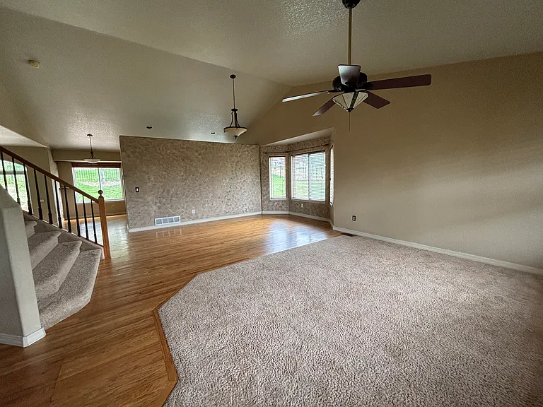 Living room from front door