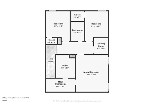 Floor plan 21819 King Heights Lane