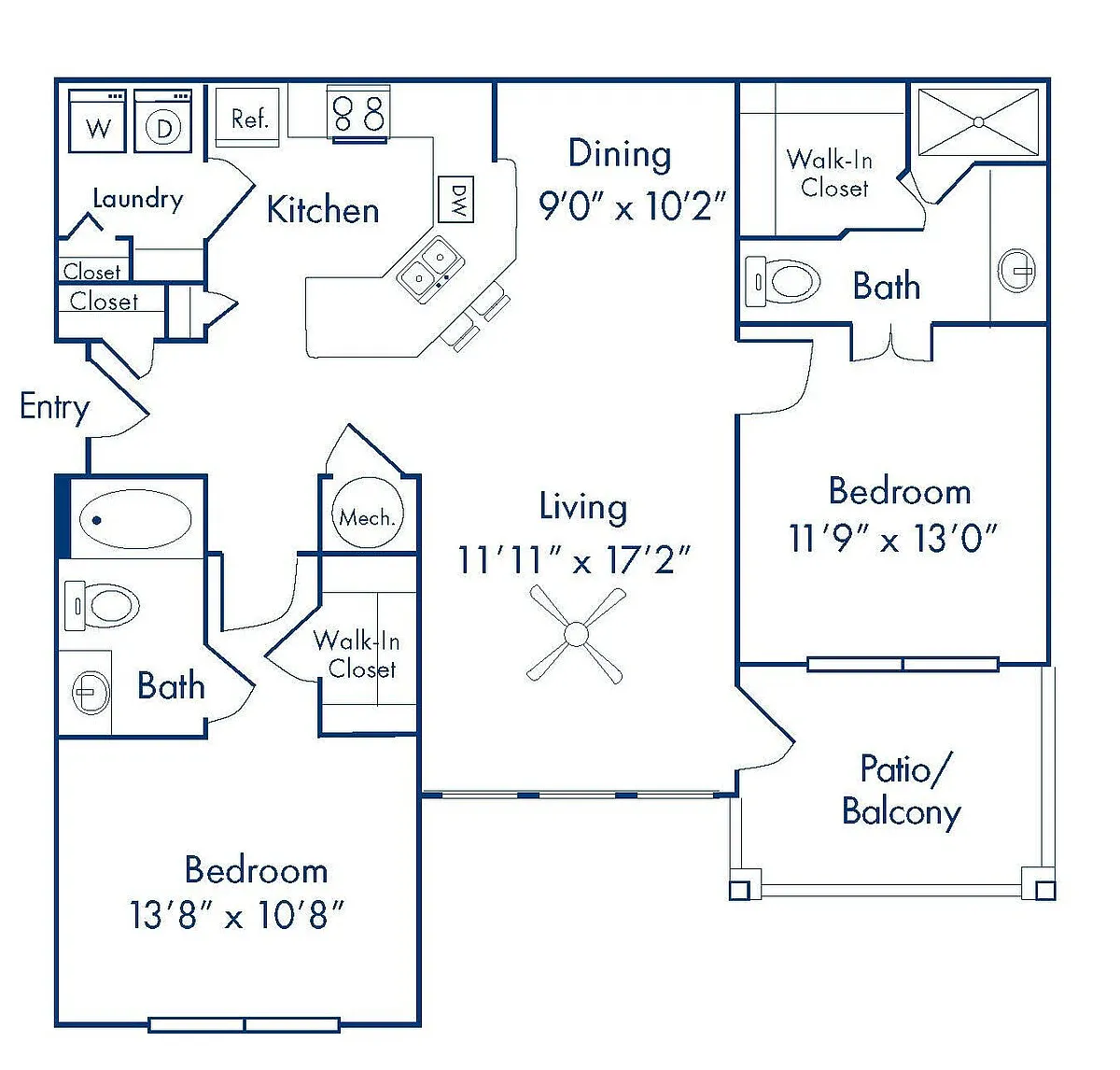 Floor plan B2