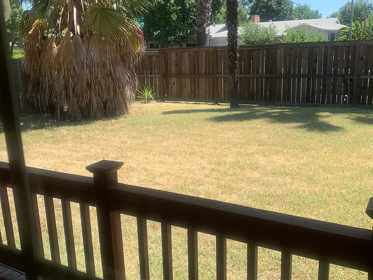 view from bedroom window