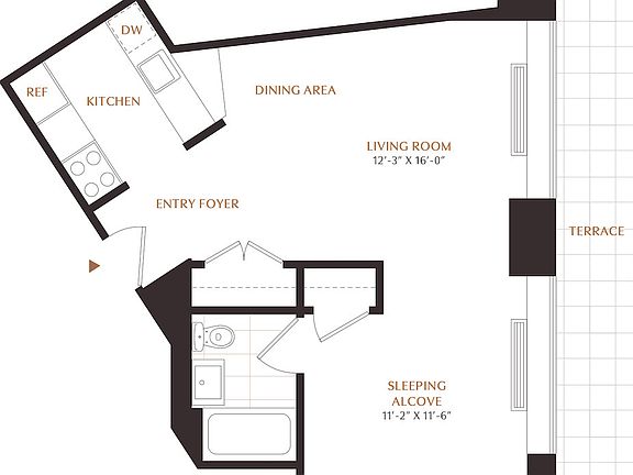 2nd image of 1 Union Sq S APT 16L