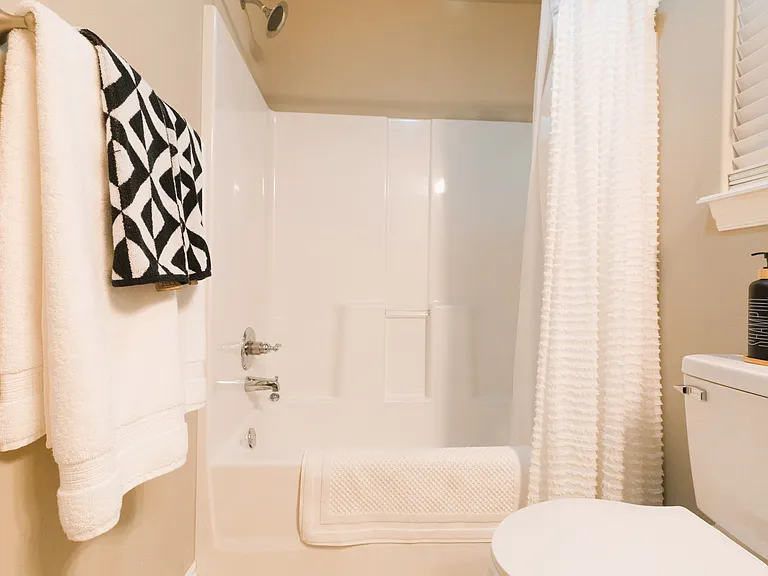 Master shower