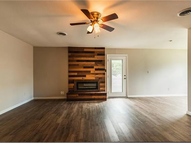 Front door view of living room