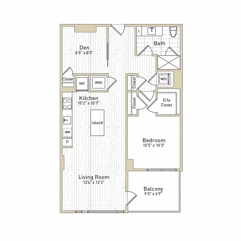 Floor plan A35D - Rise