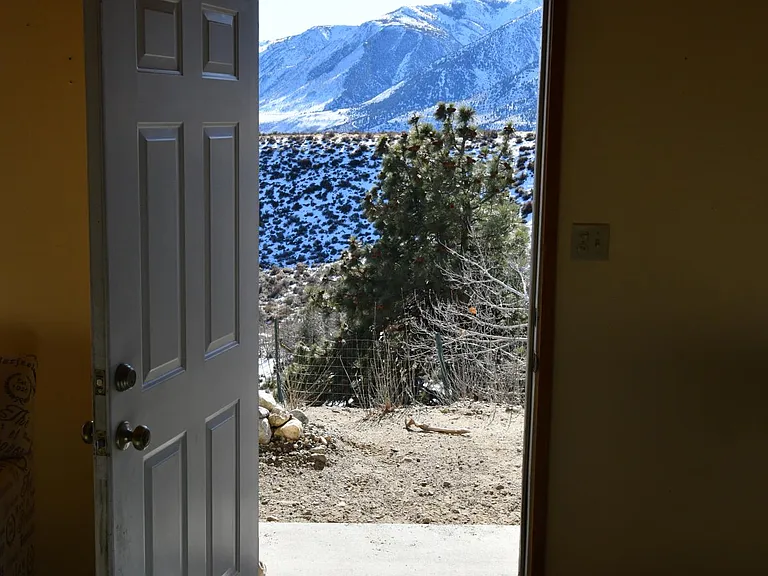 View from inside the living room.