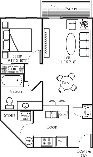 Floor plan A23