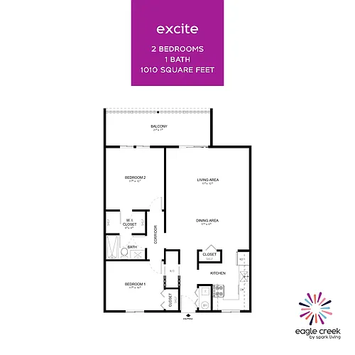 Floor plan Excite - Renovated