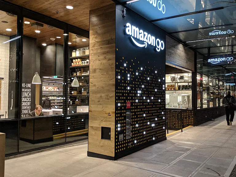 AmazonGo is minutes from the community for your shopping convenience - no lines!