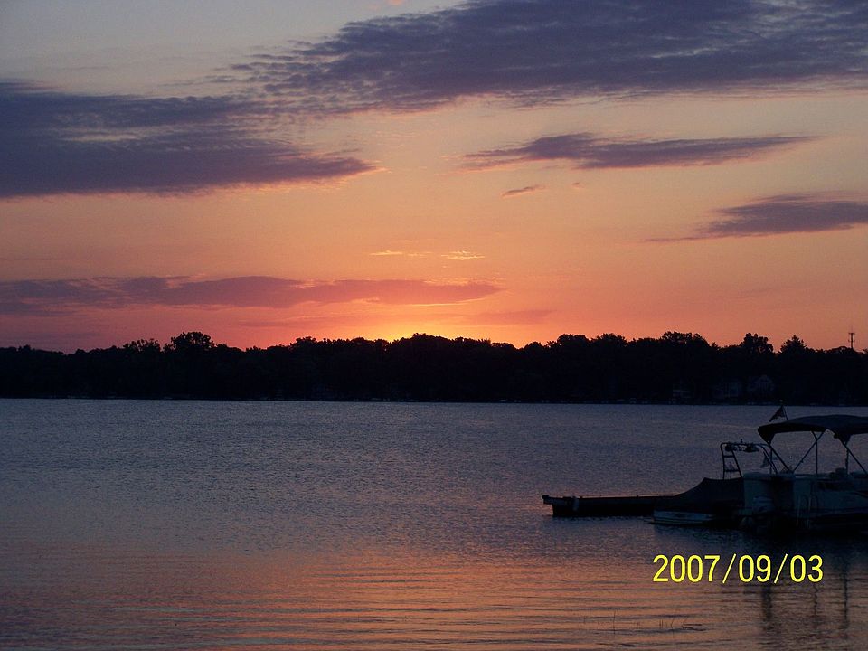 From the porch at sunrise.