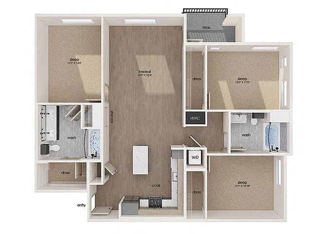 Floor plan C1