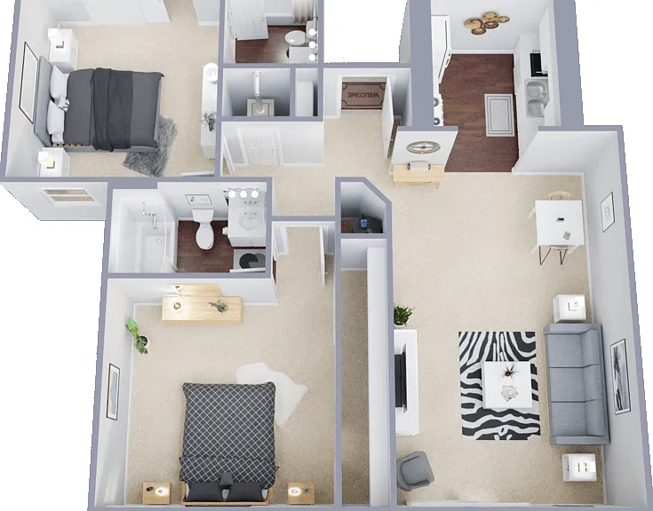 Plan C Floorplan Diagram