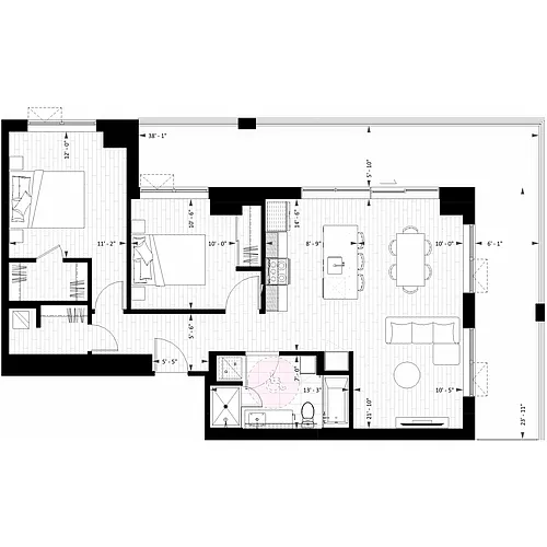 Floor plan 1307