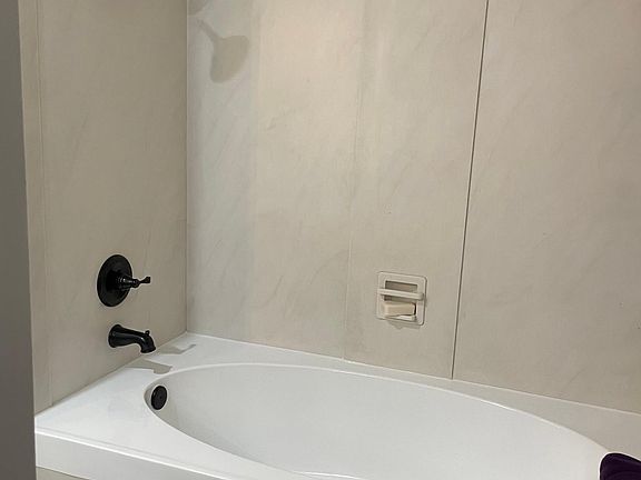 This is the remodeled tub which is larger than usual.