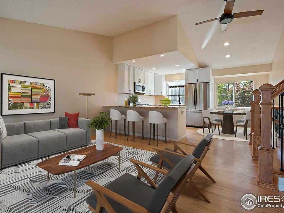 Living room and Kitchen