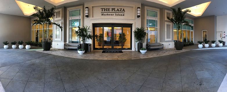 Plaza main entrance