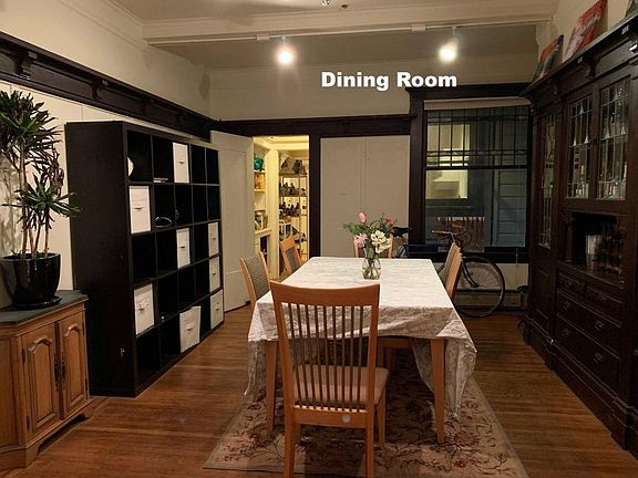 Dining room before paint