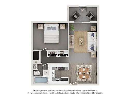 Floor plan The Madison
