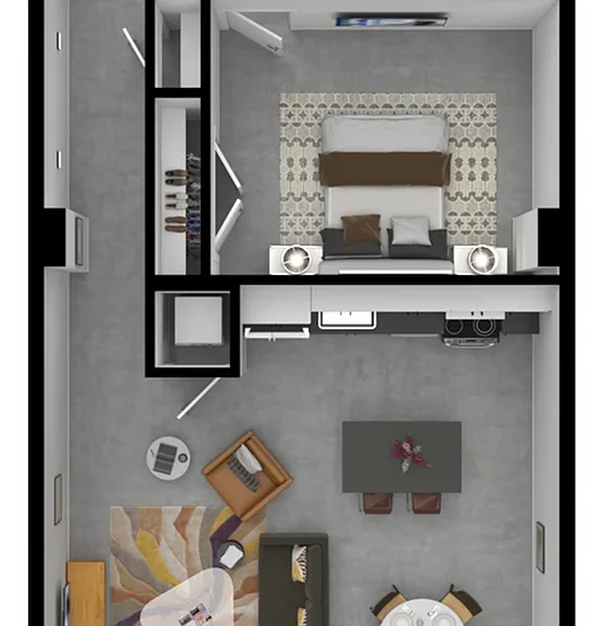 1 Bedroom - Unit Type A9