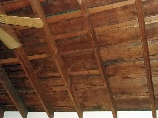 Rough saw from local mill - 1901 - Insulated metal roof