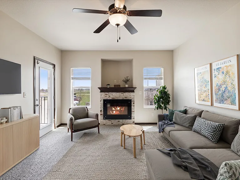 Three Bedroom B - 3 Bed / 2 Bath - 1,328 Sq.Ft.