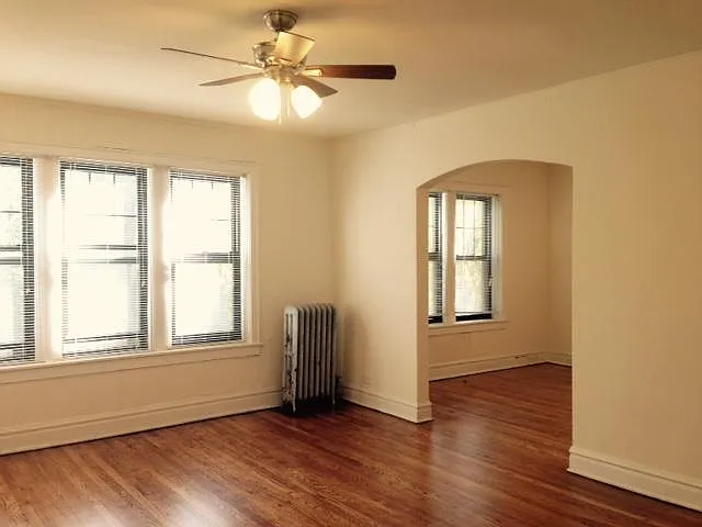 Living room and formal dining room