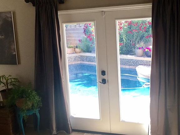 French Doors to Pool