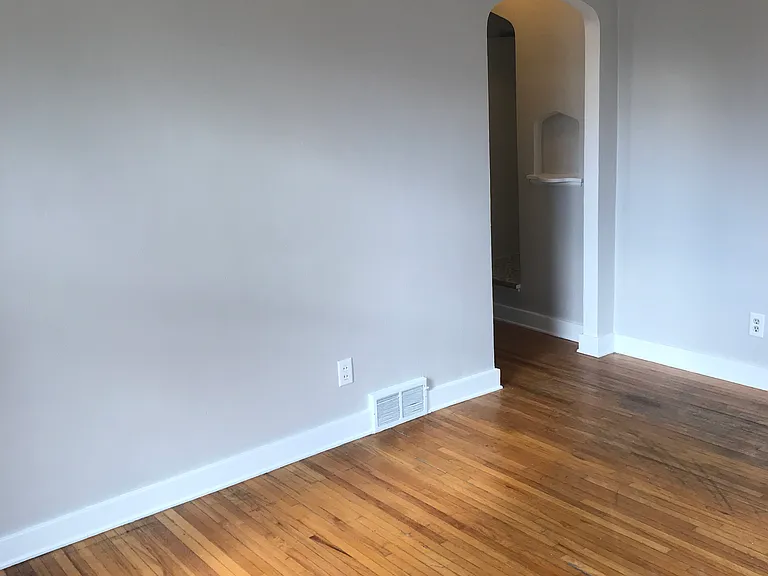view of hallway from living room