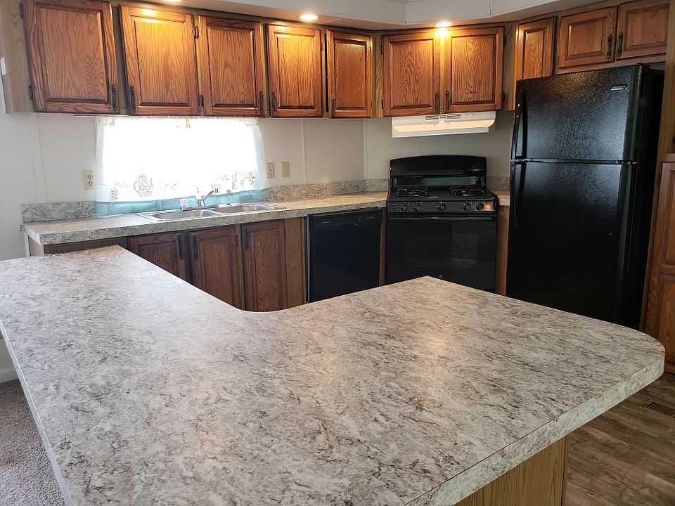 Large kitchen counter