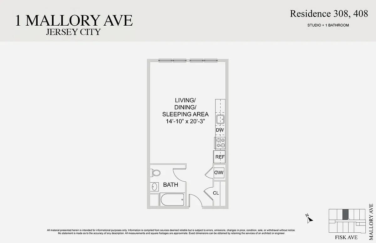 Floor plan Studio 08