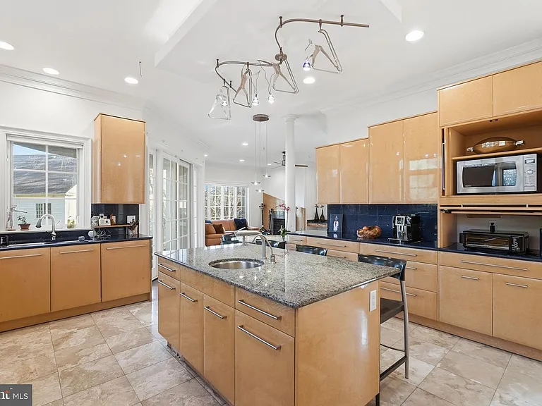 Sleek modern kitchen with elegant finishes.