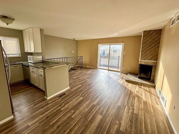 Kitchen just off the open living space ideal for hosting.