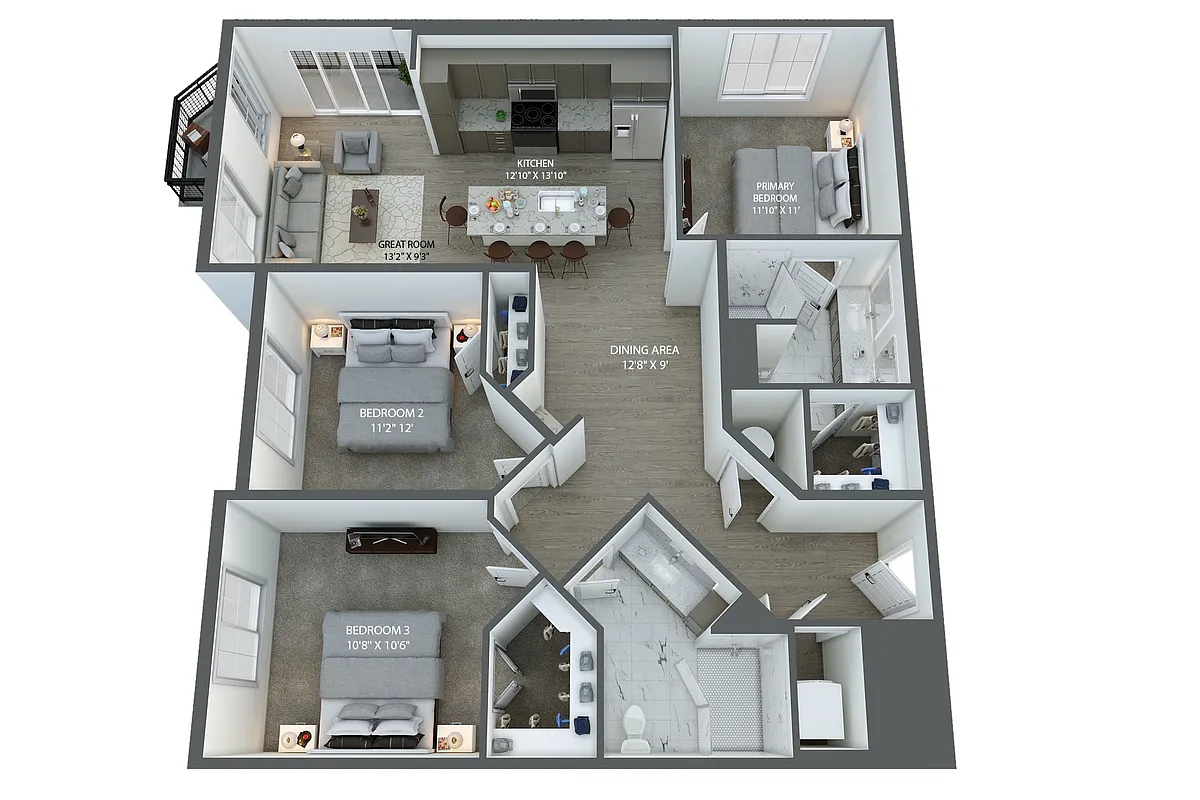 Floor plan D2