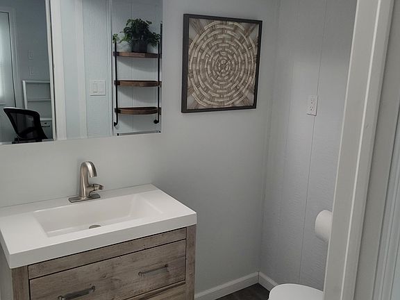 Master Bathroom with walk in shower.