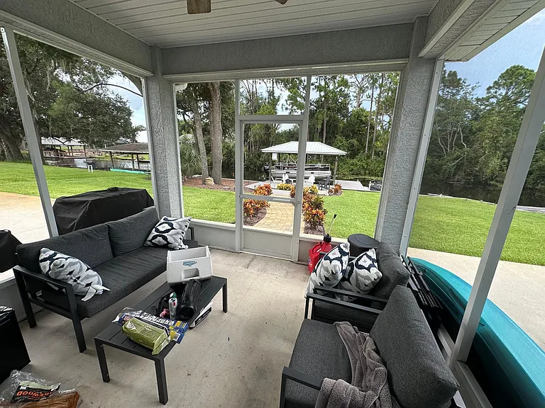 Back patio