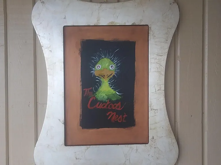 Our family calls this "The Cuckoo's Nest" because we're always laughing and having fun
 Original painting by me!