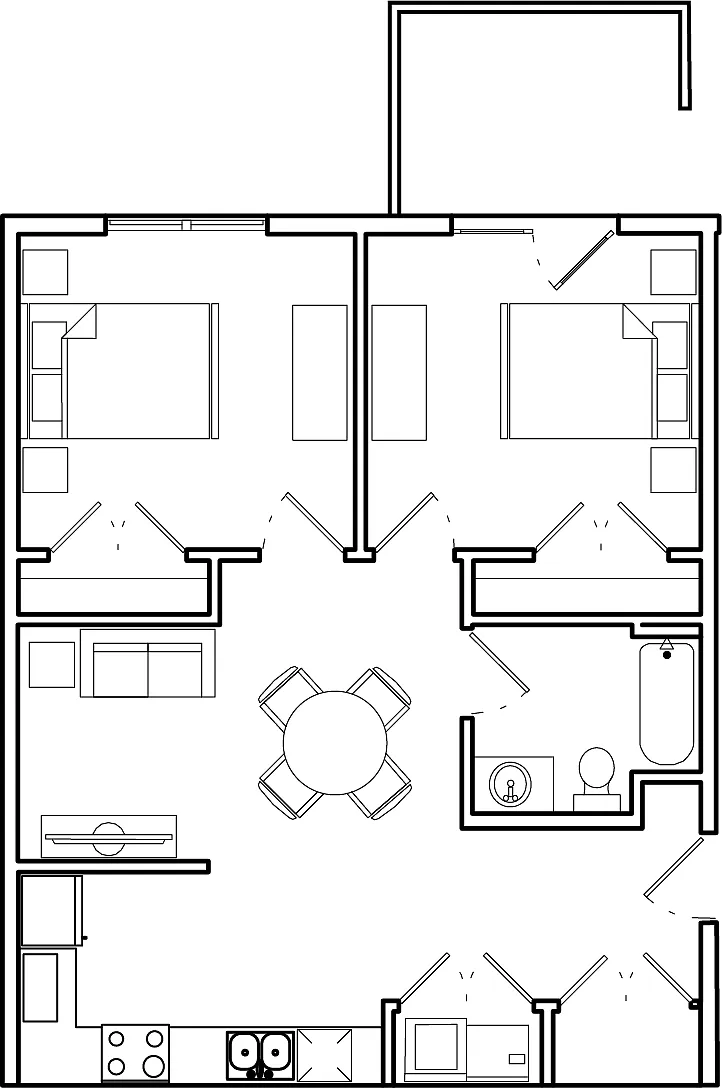 Floor plan 2X1 S