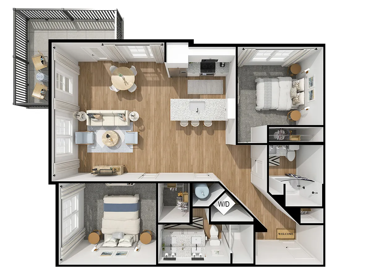 Floor plan B8