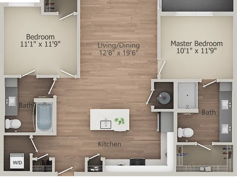 The Sawyer Providence Farm - B2 - 2 Beds - 2 Baths - 1084 Sq. ft.